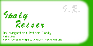 ipoly reiser business card